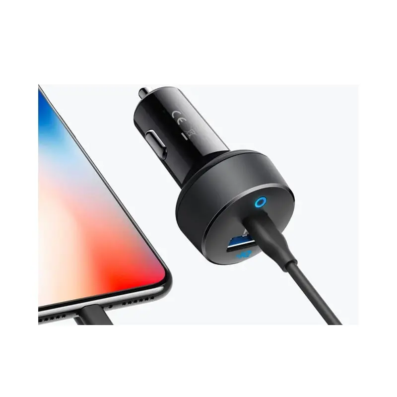 شارژر فندکی انکر PD+2 Dual Port Fast Car Charger